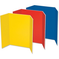 Pacon PAC 3868 Pacon Spotlight Tri-fold Foam Presentation Boards - 48 