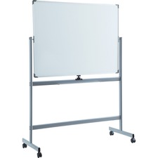 Lorell LLR 52569 Magnetic Whiteboard Easel - 72 (6 Ft) Width X 48 (4 F