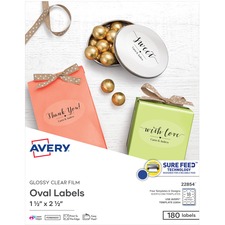 Avery AVE 22854 Averyreg; Sure Feed Glossy Labels - Permanent Adhesive