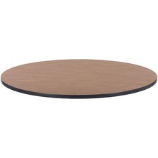 Lorell LLR 99897 Medium Oak Laminate Round Activity Tabletop - High Pr