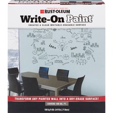 Rust-oleum RST 72110 Rust-oleum Write-on Paint - 1.50 Lb - 1 Each - Cl