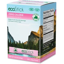 Sugar SUG 83745 Ecostick , Saccharin Sweetener Packets, 3.53 Oz, 200 C