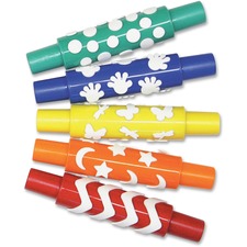 Pacon PAC AC9085 Creativity Street Set B Foam Pattern Rolling Pins - C