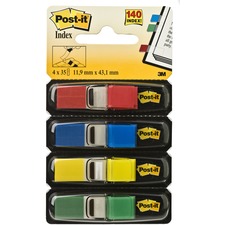 3m MMM 68346PK Post-itreg; 12w Flags In Primary Colors - 24 Dispensers