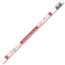 Moon MPD 7861B First Graders 1 Wood Pencils - 2 Lead - White Wood Barr