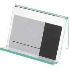 Lorell LLR 80657 Acrylic Business Card Holder - Acrylic - 1 Each - Gre