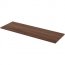 Lorell LLR 59632 Utility Table Top - Walnut Rectangle, Laminated Top -