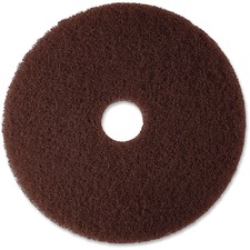 3m MMM 08448 Brown Stripper Pad 7100 - 20 Diameter - 5carton X 20 Diam