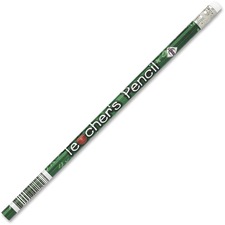 Moon MPD 2122B Teachers No.2 Pencil - 2 Lead - Black Wood Barrel - 12 