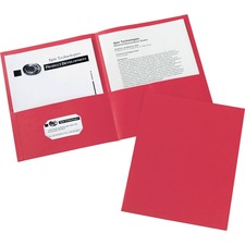 Avery AVE 47989CT Averyreg; Letter Pocket Folder - 8 12 X 11 - 40 Shee