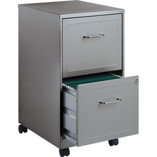 Lorell LLR 16873 Soho 18 2-drawer Mobile File Cabinet - 14.3 X 18 X 24