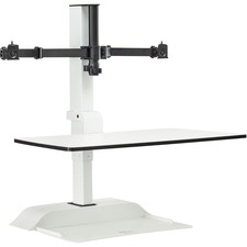 Safco SAF 2193WH Safco Desktop Sit-stand Desk Riser - Up To 27 Screen 