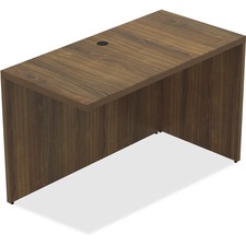 Lorell LLR 34323 Chateau Series Walnut Laminate Desking Return - 47.3 