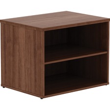 Lorell LLR 16232 Walnut File Storage Cabinet Credenza - 29.5 X 22 X 23