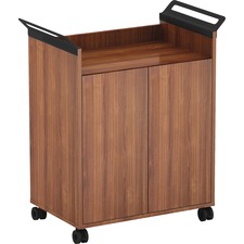 Lorell LLR 59653 Laminate Mobile Storage Cabinet - 31.1 X 17.8 X 36.3 