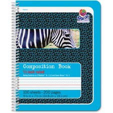 Pacon PAC 2429 Pacon Composition Book - 100 Sheets - 200 Pages - Spira