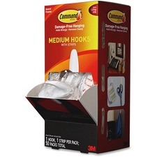 3m MMM 17081CABPK Command Hook Trial Pack - Medium - 3 Lb (1.36 Kg) Ca