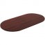 Lorell LLR 34342 Chateau Series Mahogany 8' Oval Conference Tabletop -