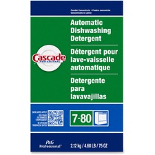 Procter PGC 59535CT Cascade Dishwashing Detergent - 75 Oz (4.69 Lb) - 