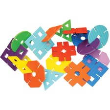 Pacon PAC 4464 Creativity Street Wonderfoam Giant Design Shapes - 4 He