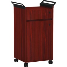 Lorell LLR 59651 Mobile Storage Cabinet With Drawer - 23.5 X 17.8 X 36