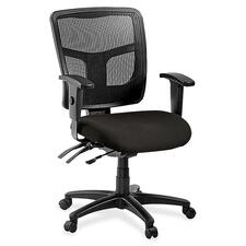 Lorell LLR 8620163 Ergomesh Series Managerial Mid-back Chair - Perfect