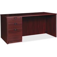 Lorell LLR PD3672LSPMY Prominence 2.0 Mahogany Laminate Boxboxfile Lef