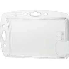 Durable DBL 892419 Durablereg; Shell Style Dual Id-card Holder - 2-110