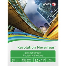 Xerox XER 3R20172 Revolution Laser Synthetic Paper - White - 94 Bright