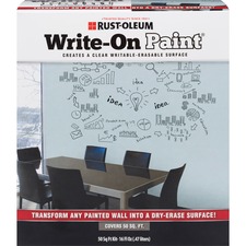 Rust-oleum RST 72105 Rust-oleum Write-on Paint - 16 Oz - 1 Each - Clea