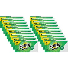 Procter PGC 34884CT Bounty Everyday Napkins - 1 Ply - 12 X 12.10 - Whi