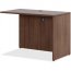 Lorell LLR 69980 Essentials Series Walnut Return Shell - 41.4 X 23.6 X