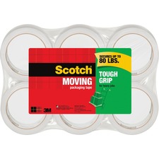 3m MMM 3500406 Scotch Tough Grip Moving Packaging Tape - 43.70 Yd Leng