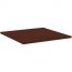 Lorell LLR 62586 Hospitality Square Tabletop - Mahogany - Square Top -