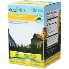 Sugar SUG 83747 Ecostick Sucralose Sweetener Packets - Packet - Artifi