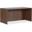 Lorell LLR 69966 Essentials Series Walnut Desk Shell - 1 Top, 70.9 X 3