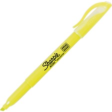 Newell SAN 27025 Sharpie Highlighter - Pocket - Chisel Marker Point St