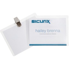 Baumgartens BAU 67673 Sicurix Clip Style Printable Badge Kit 4 X 3 Hor