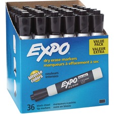 Newell SAN 1920940 Expo Low-odor Dry Erase Chisel Tip Markers - Chisel