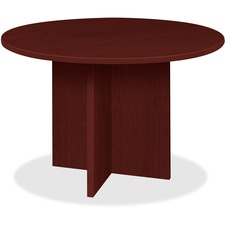 Lorell LLR PT42RMY Prominence Round Laminate Conference Table - 29 X 4