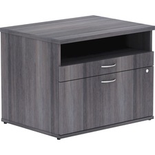 Lorell LLR 16213 Relevance Series Charcoal Laminate Office Furniture C