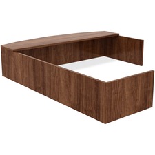 Lorell LLR 34399 Reception Desk - 82.8 X 66 X 14.8 , 0.1 Edge - Materi