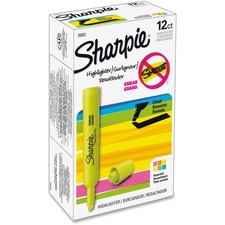 Newell SAN 25053 Sharpie Smearguard Tank Style Highlighters - Chisel M