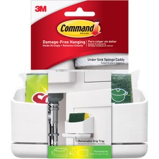 3m MMM 17609HWES Command Under Sink Sponge Caddy - 9.4 Height X 12 Wid