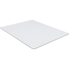 Lorell LLR 82835 Tempered Glass Chairmat - Floor - 60 Length X 48 Widt