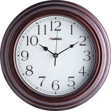 Lorell LLR 61010 11-34 Antique Design Wall Clock - Digital - Quartz - 