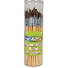 Pacon PAC 5159 Creativity Street Camel Hair Paint Brushes - 72 Brush(e