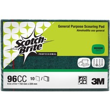 3m MMM 96CCCT Scotch-brite General-purpose Scouring Pads - 9 Height X 