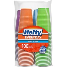 Pactiv PCT YC160FC10ODO Pactiv 16 Oz. Color Everyday Cups - 16 Fl Oz -