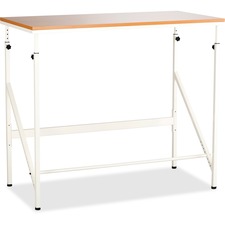 Safco SAF 1957BH Safco Laminate Tabletop Standing-height Desk - Melami